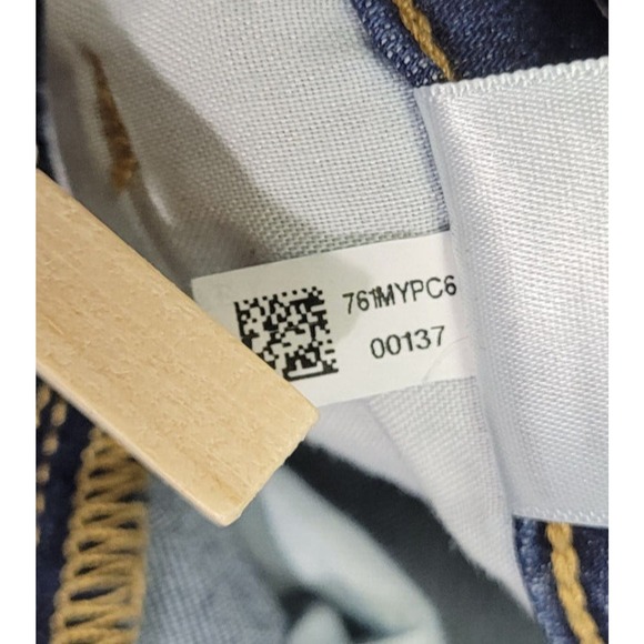 American Eagle Jean Blue Denim Womens Size 4 Skinny Mid Rise Next Level Stretch - Picture 7 of 13